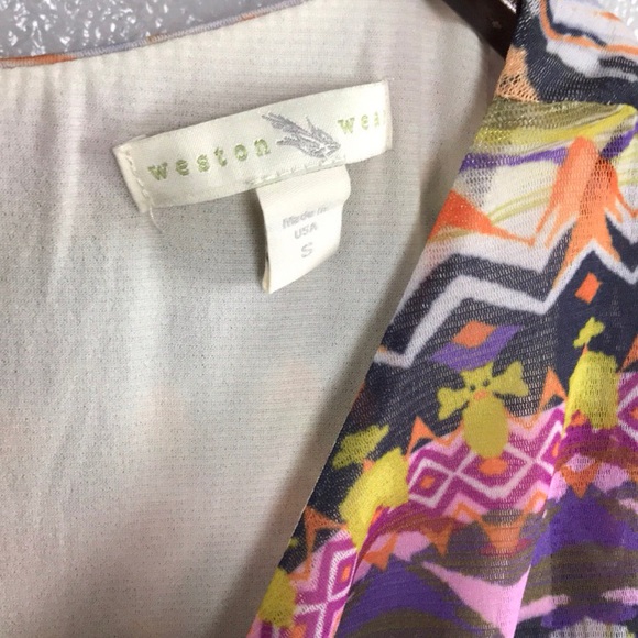 Weston Wear #152 Mesh Boho A Line Dress - Picture 5 of 7